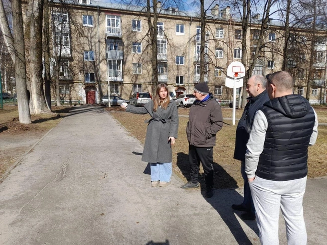 Обновленная площадка появилась у дома на Курчатова, 4 | Источник: АО «Управдом Красноперекопского района»