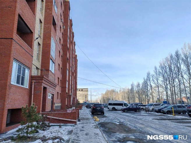 Дома, которые находились рядом с взрывом | Источник: Екатерина Шрайнер / NGS55.RU 