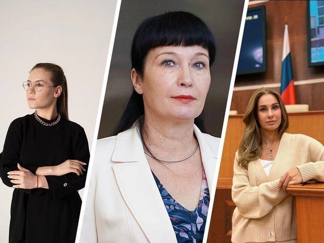 Ирина Виноградова от партии «Новые люди» является самым молодым кандидатом на пост мэра. | Источник: Ирина Виноградова / Vk.com, Общественная палата Свердловской области, Екатерина Есина / Vk.com