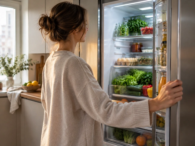 Правильное хранение помогает дольше сохранить свежесть продуктов | Источник: GPT