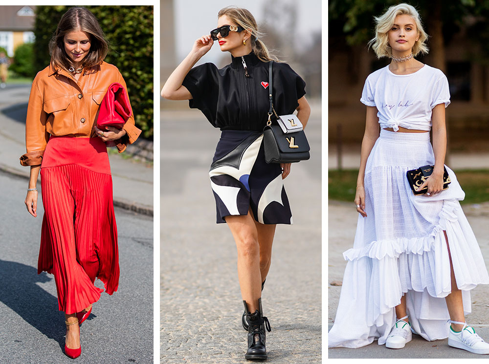 Джинсовые, кожаные, плиссе: самые модные юбки весны и лета 2021 | marieclaire.ru