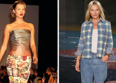 Почувствуйте разницу: как Кейт Мосс и другие супермодели 90-х выглядят на показах сегодня