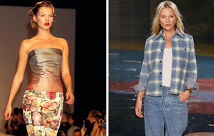 Почувствуйте разницу: как Кейт Мосс и другие супермодели 90-х выглядят на показах сегодня