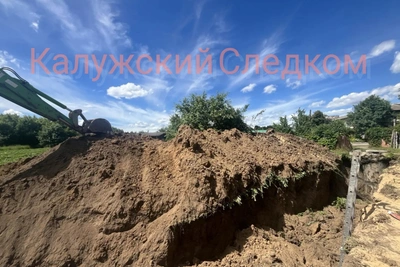 СК проверяет гибель мужчины при земляных работах в Козельске