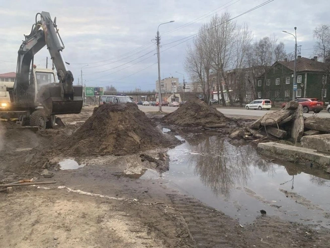 Проводится откачка воды | Источник: администрация Архангельска