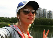 Екатерина Архарова спасается от стресса бегом