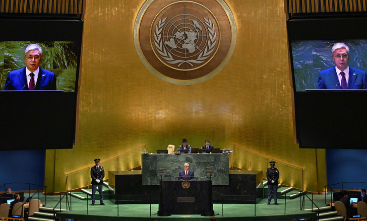 Президент Казахстана осудил акты сожжения Корана, выступая на сессии ООН