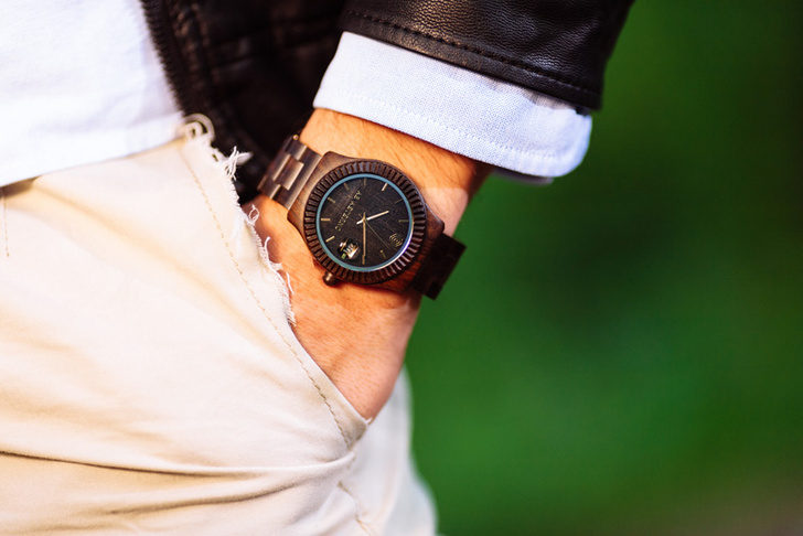 Деревянные наручные часы от AB AETERNO