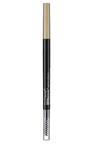 Карандаш для бровей Brow Precise Micro Pencil, Maybelline New York Ультратонкий механический карандаш. Силен в эффекте дорисовки ─ позволяет прорисовывать мельчайшие волоски, создавая эффект натуральных бровей. Щеточка в комплекте. В наличии три оттенка.