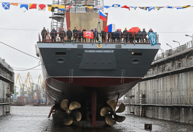 Семь санкций под килем. «Северная верфь» поделится траулерами по мегаконтракту и сосредоточится на корветах | Источник: Петр Ковалев/ТАСС