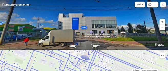 В автосалоне на севере Петербурга рано утром пострадал человек | Источник: «Яндекс»