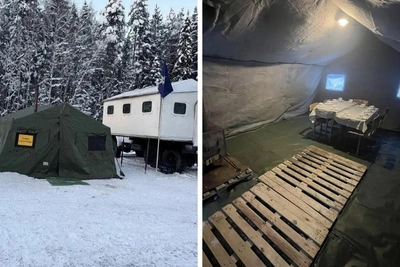 МЧС показало оборудование пункта обогрева в Ярославле