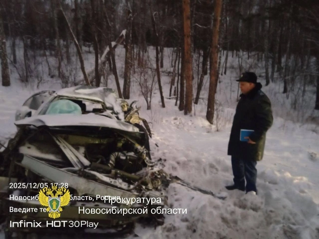 В легковом автомобиле находились 5 человек | Источник: прокуратура Новосибирской области