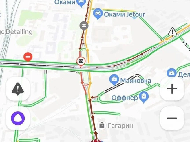 Пробки на Сибирском тракте скопились в обе стороны | Источник: читатель E1.RU