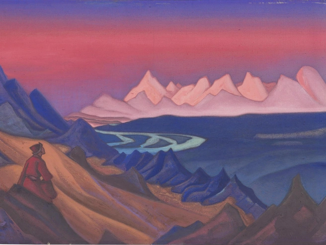 Картина Николая Рериха «Тангла. Песнь о Шамбале» (1943). Образы художника способствовали популяризации легенды на Западе. | Источник: Legion Media