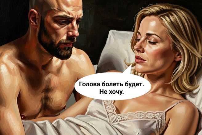 При подобных болях придется отказаться от плотских утех | Источник: Мария Романова / V1.RU