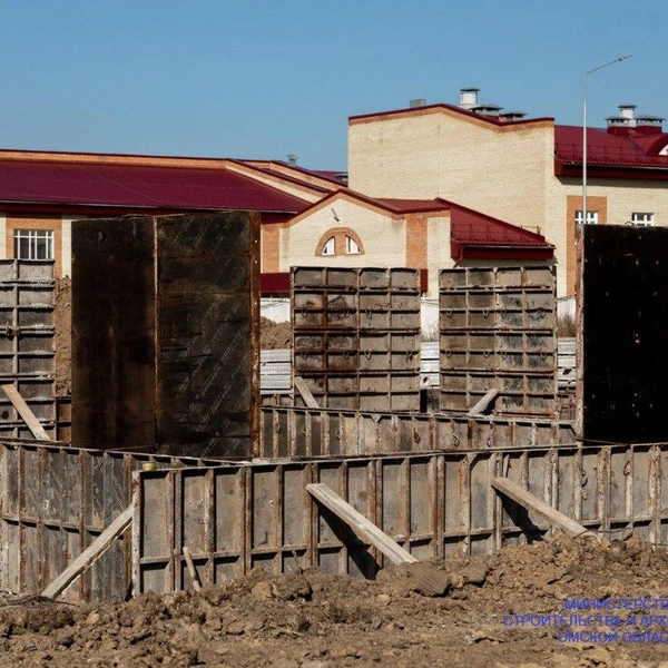 Строительство началось в марте 2025 года  | Источник: «Минстрой_ОМСК» / T.me