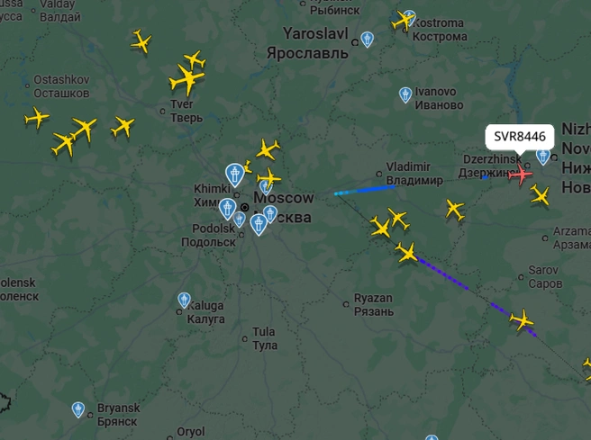 Источник: flightradar24.com