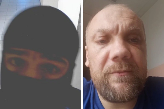 Лицо парня в маске, сломавшего камеры, попало на видео | Источник: Иван
