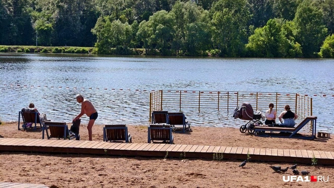 Пляж совсем небольшой | Источник: Булат Салихов / UFA1.RU