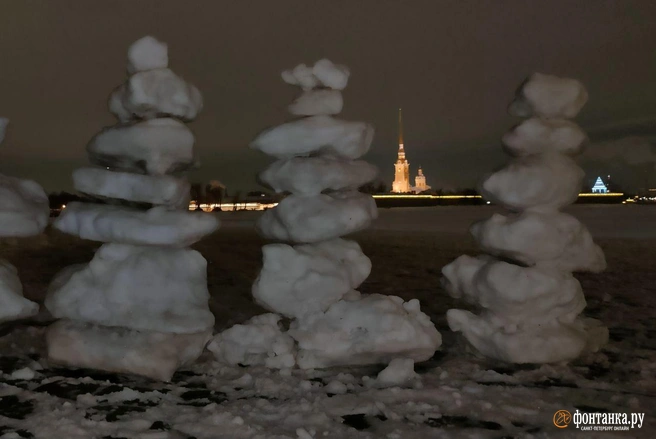 Перед Крещением потеплеет. Разброс температур в Ленобласти — от −15 до нуля | Источник: Михаил Огнев / «Фонтанка.ру»