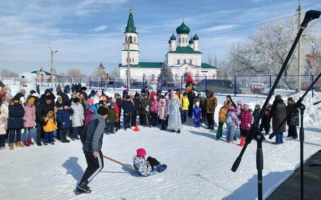 Так проходила Масленица в селе Городище два года назад | Источник: администрация Оренбурга
