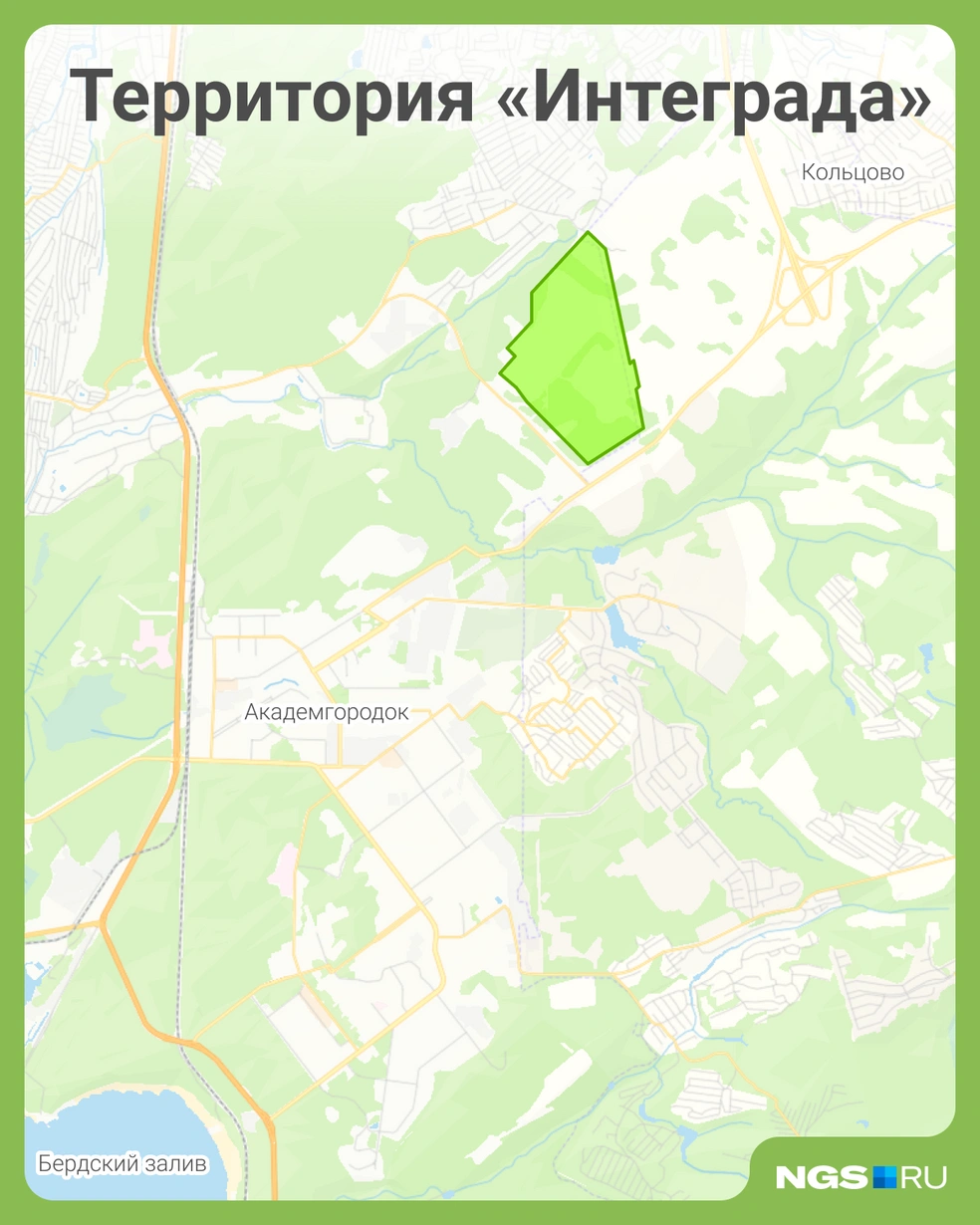 Новый микрорайон запланировали на пустующей территории между Академгородком и наукоградом Кольцово | Источник: Юрий Орлов / Городские медиа