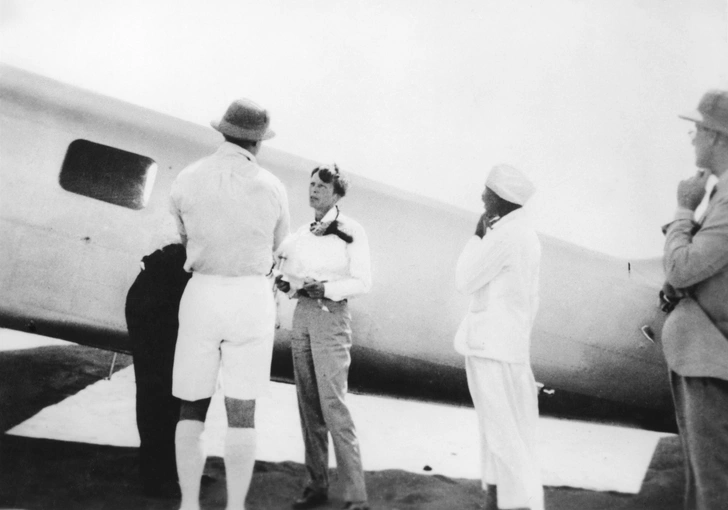 Амелия Эрхарт в Хартуме, 13 июня 1937 года | Источник: Hulton Archive/Getty Images