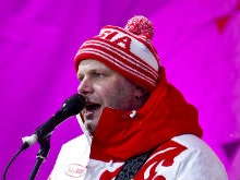 Алексей Кортнев тратит свободное время на лыжи