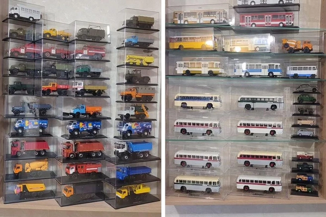 Машины сделаны в масштабе 1/43 | Источник: «Авито»