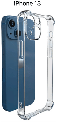 Чехол прозрачный противоударный с защитой камеры для iPhone 13