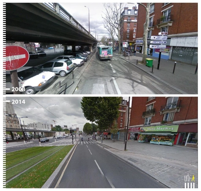 снос эстакады в париже