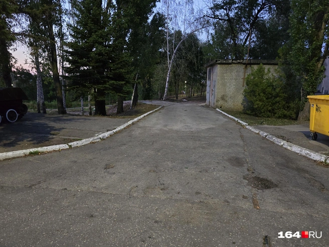 Дорога в сторону очистных начинается в Парке Победы | Источник: Семен Коротов-Майбах / 164.RU