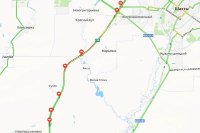 10-километровый затор образовался на трассе М-4 Дон