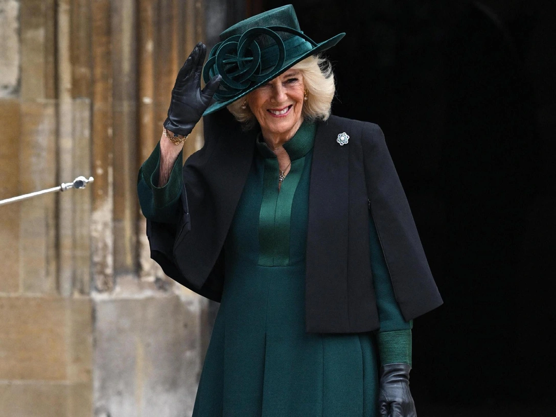Королева Камилла на пасхальной службе, 31 марта 2024 год | marieclaire.ru