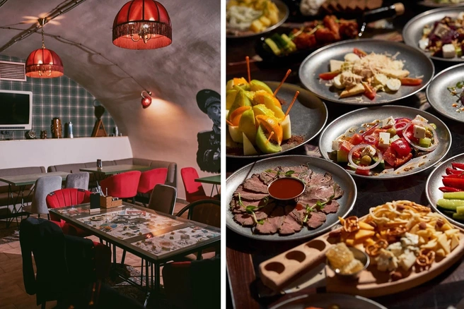 Выбор блюд разнообразный, и все порции большие и невероятно вкусные | Источник: «Младший лейтенант»