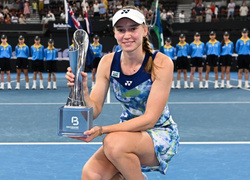 Казахстанская спортсменка Елена Рыбакина стала победительницей теннисного турнира в Брисбене