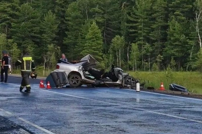 Женщина с ребенком погибли в ДТП на трассе под Байкальском