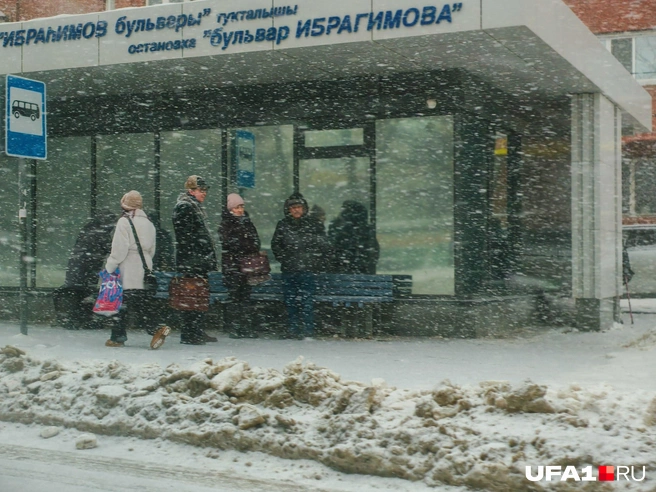 Найдут ли эти пассажиры спасение в общественном транспорте?  | Источник: Булат Салихов / UFA1.RU