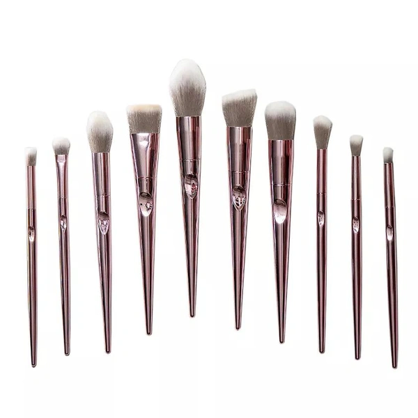 Joli Angel Набор кистей для пудры и румян, теней, губ, бровей, 10 шт