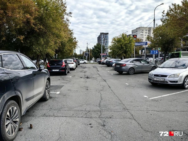 Но они есть. Припарковаться можно спокойно | Источник: Павел Красоткин / 72.RU 