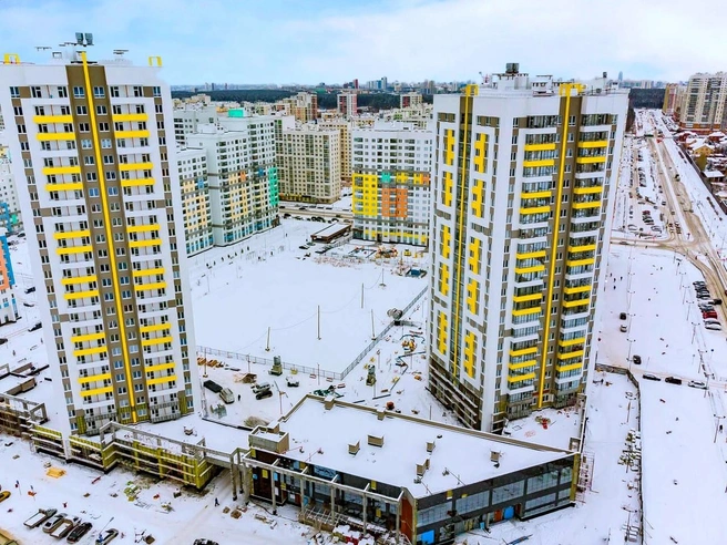 В ЖК «Аксиома» достраивают последний дом | Источник: «НКС-Девелопмент»
