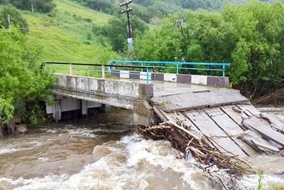 На реке Дебин ожидается подъем уровня воды до опасных отметок