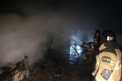 Четыре человека погибли при пожаре в доме под Ростовом