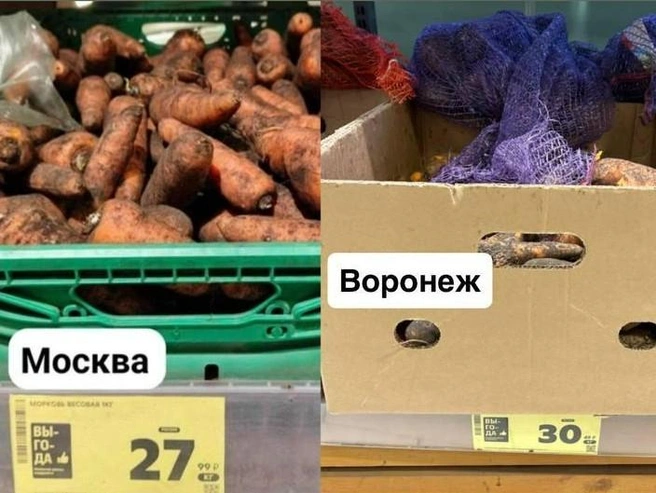 Килограмм моркови дороже в Воронеже | Источник: Мария Мишукова / Voronezh1.ru