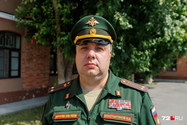 Игорь Константинов вступил в должность начальника подготовки граждан на военную службу весной | Источник: Ирина Шарова / 72.RU