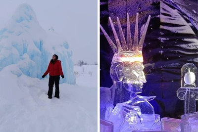 Северные впечатления: снегобус, юрты и голубой лед Хибин