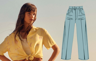 С чем сочетаются джинсы-клеш: 3 идеи от Sandro