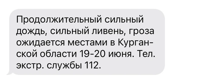 МЧС предупреждает о непогоде | Источник: Читатель 45.RU