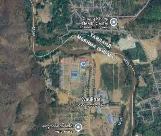 Буферная зона, где находится скам-центр